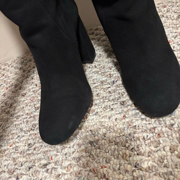 & Other Stories Black Suede Knee High Boot- Size 10.5 - Picture 5 of 14